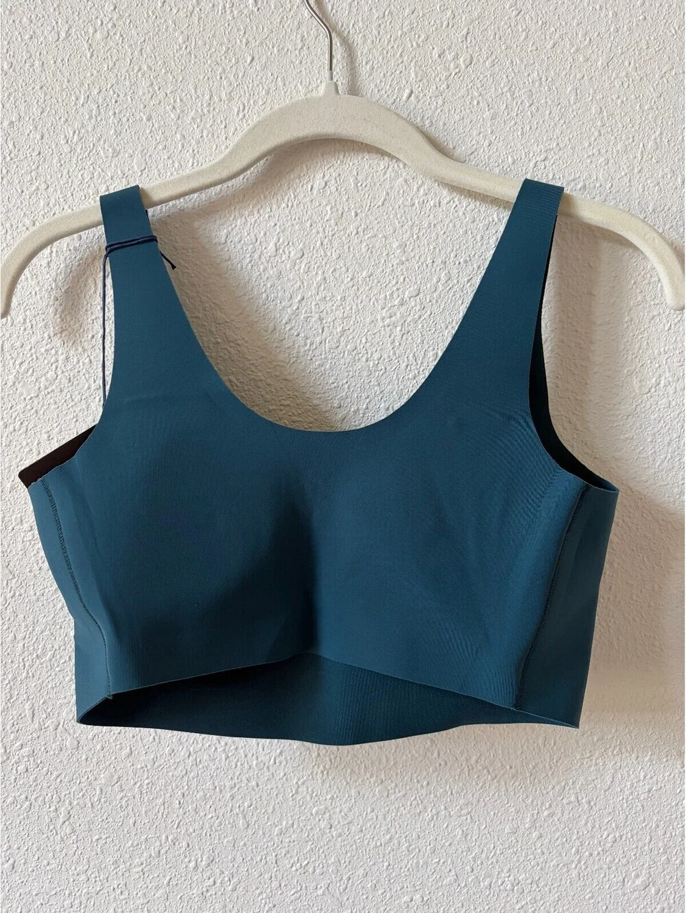 Evelyn Bobbie Bobbie Scoop Bra Teal Size Medium Wireless Comfy